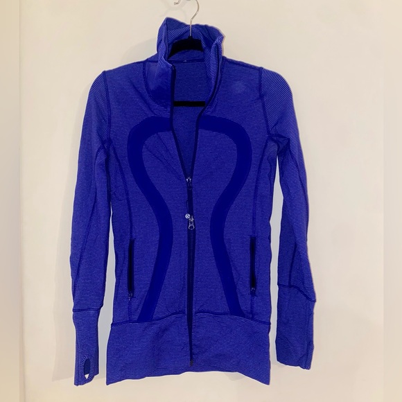 Women’s Lululemon, dark purple, zip up sweatshirt. Great condition. - Picture 3 of 5